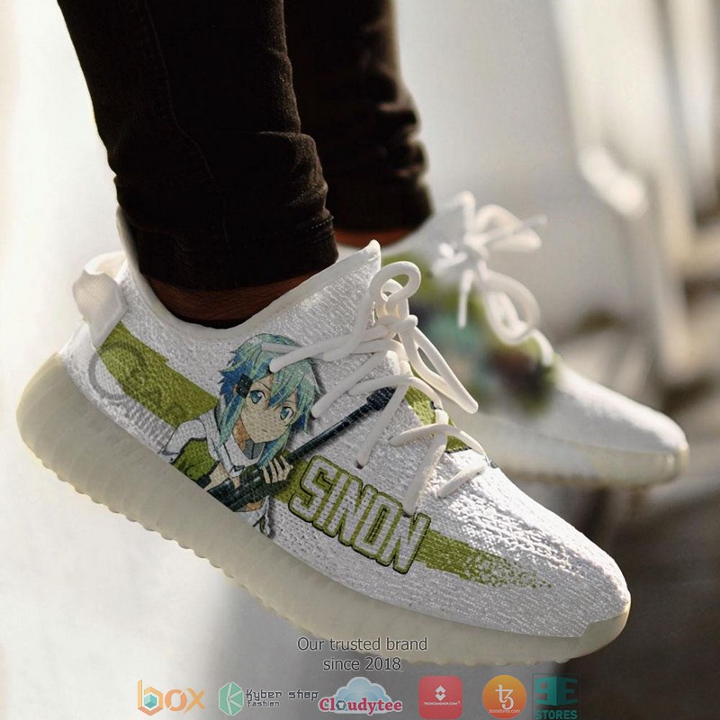SAO_Sinon_Sword_Art_Online_Anime_Yeezy_Sneaker_Shoes_1