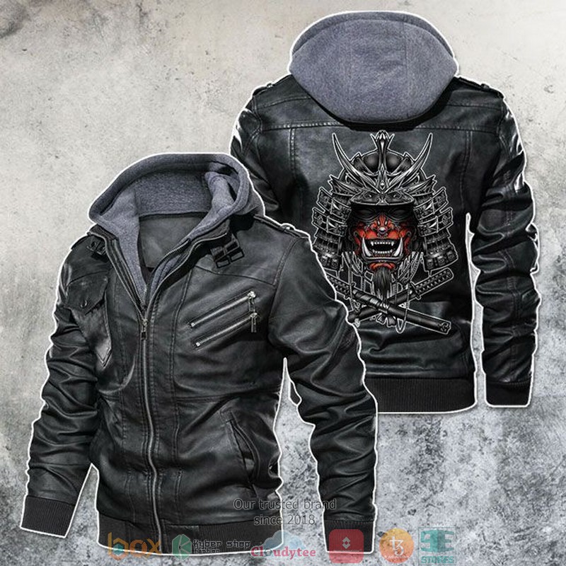 Samurai_Devil_Mask_Motorcycle_Leather_Jacket