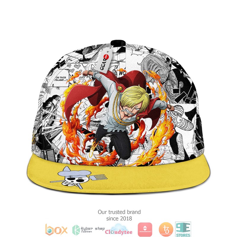 Sanji_One_Piece_Anime_Mix_Manga_Snapback_hat