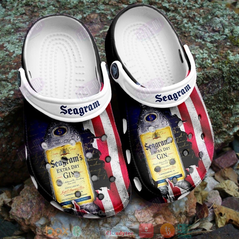 Seagrams_7_Crown_Whiskey_US_Flag_Crocband_Clogs