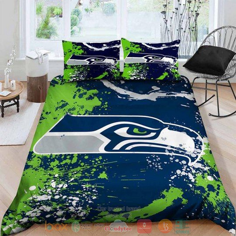 Seattle_Seahawks_NFL_logo_Bedding_Set