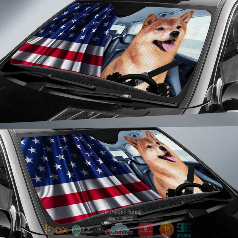 Shiba_Inu_And_American_Flag_Independent_Day_Car_Sunshade_1