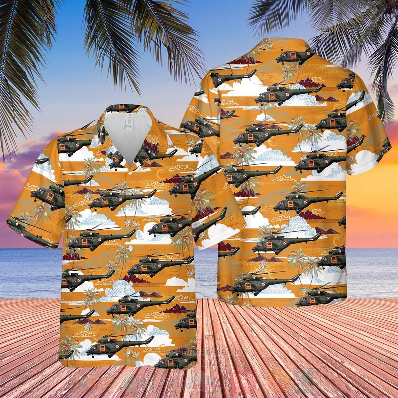 Sily_Powietrzne_SAR_PZL_W-3_Sokol‚_Hawaiian_Shirt_Short