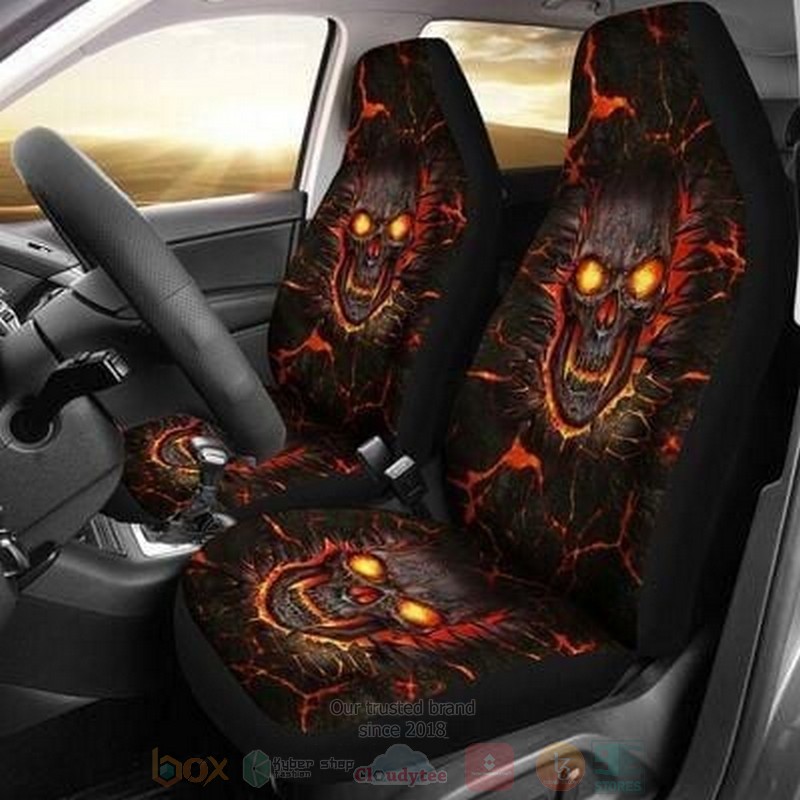 Skull_Lava_and_Flame_Car_Seat_Cover