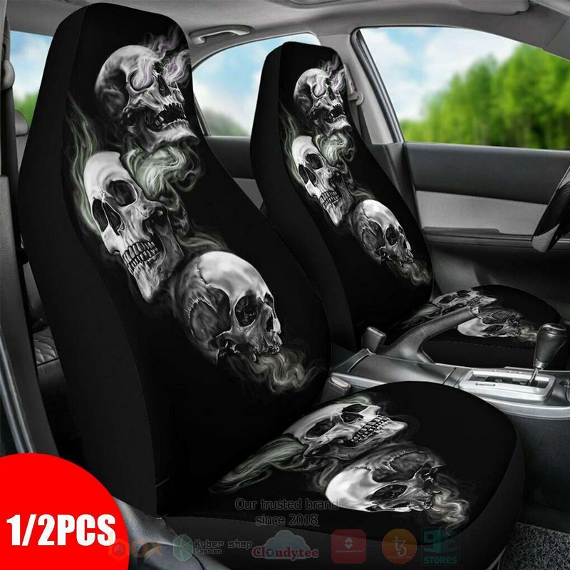 Skulls_Pattern_Car_Seat_Cover