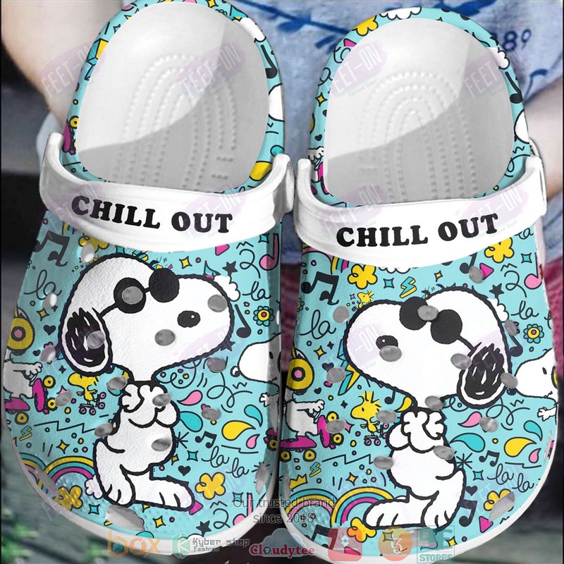 Snoopy_Chill_Out_Crocband_Crocs_Clog_Shoes