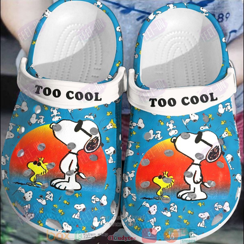 Snoopy_and_Woodstock_Too_Cool_Crocband_Crocs_Clog_Shoes