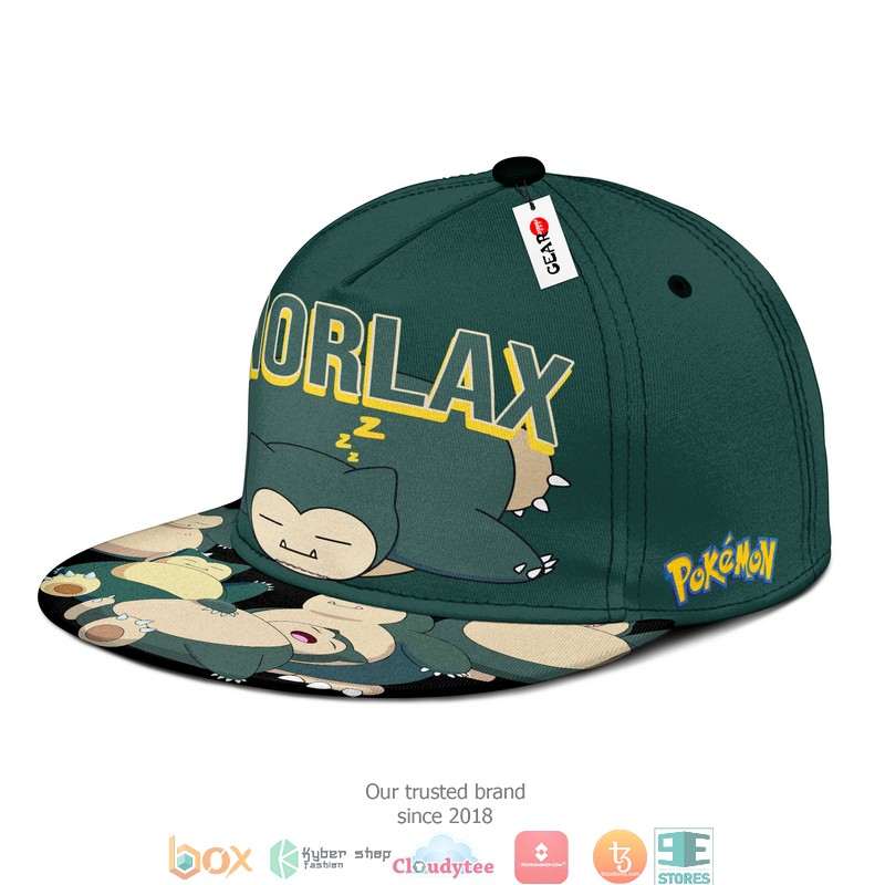 Snorlax_Pokemon_Anime_Gifts_for_Otaku_Snapback_hat_1