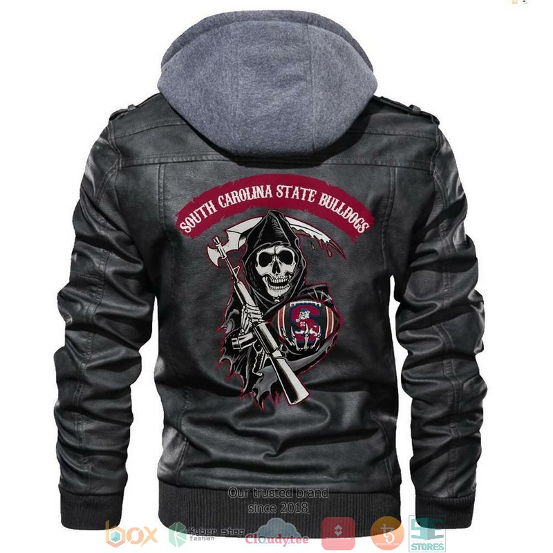 South_Carolina_State_Bulldogs_NCAA_Football_Black_Leather_Jacket