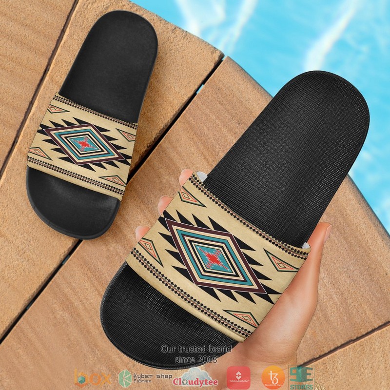 Southwest_Symbol_Native_American_Slide_Sandals