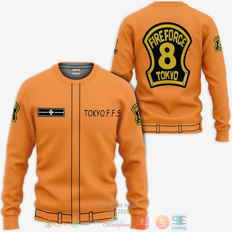 Special_Fire_Force_Company_8_Casual_Uniform_Fire_Force_Anime_3D_Hoodie_Bomber_Jacket_1