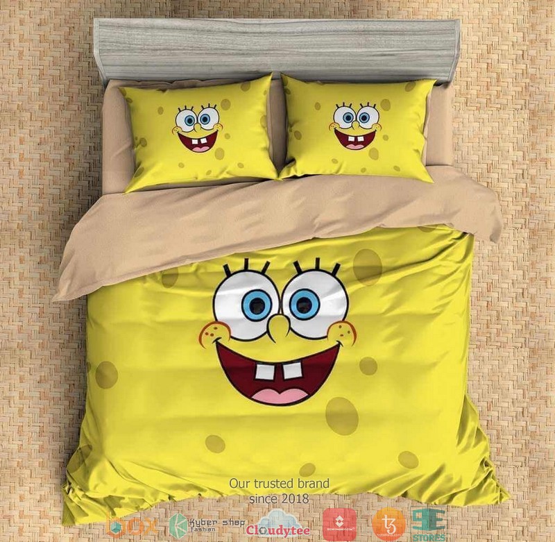 Spongebob_Face_Duvet_Cover_Bedroom_Set