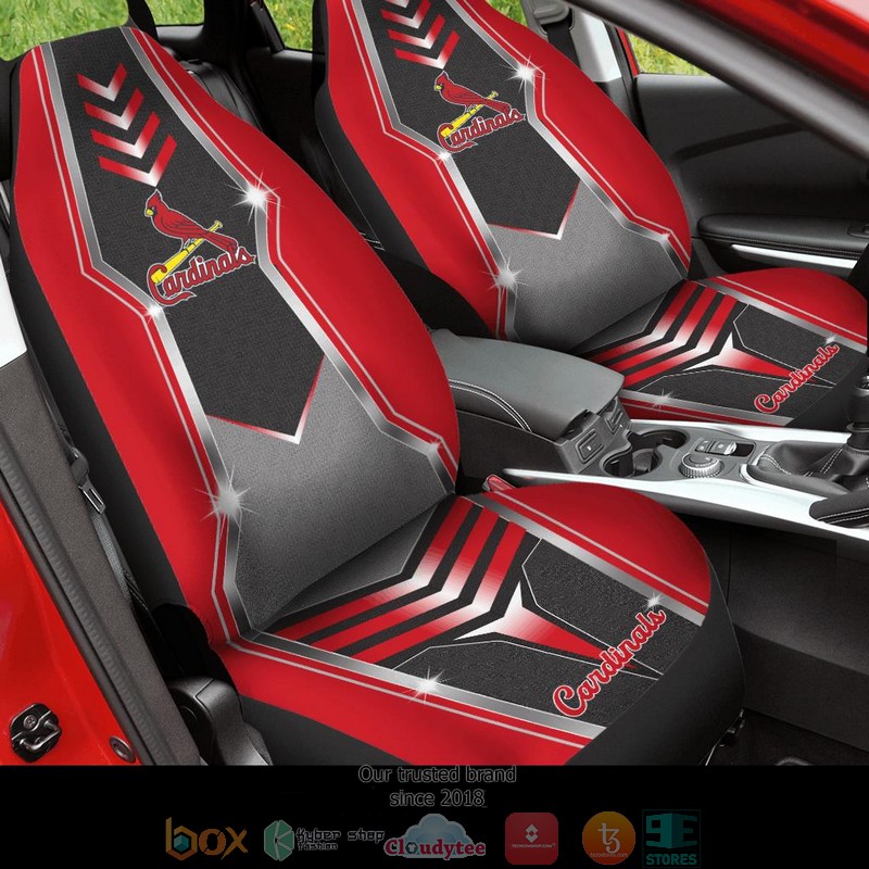St._Louis_Cardinals_MLB_logo_red_black_Car_Seat_Covers