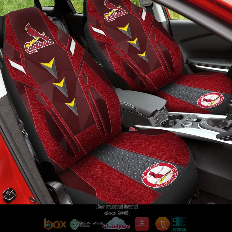 St._Louis_Cardinals_MLB_logo_red_yellow_Car_Seat_Covers