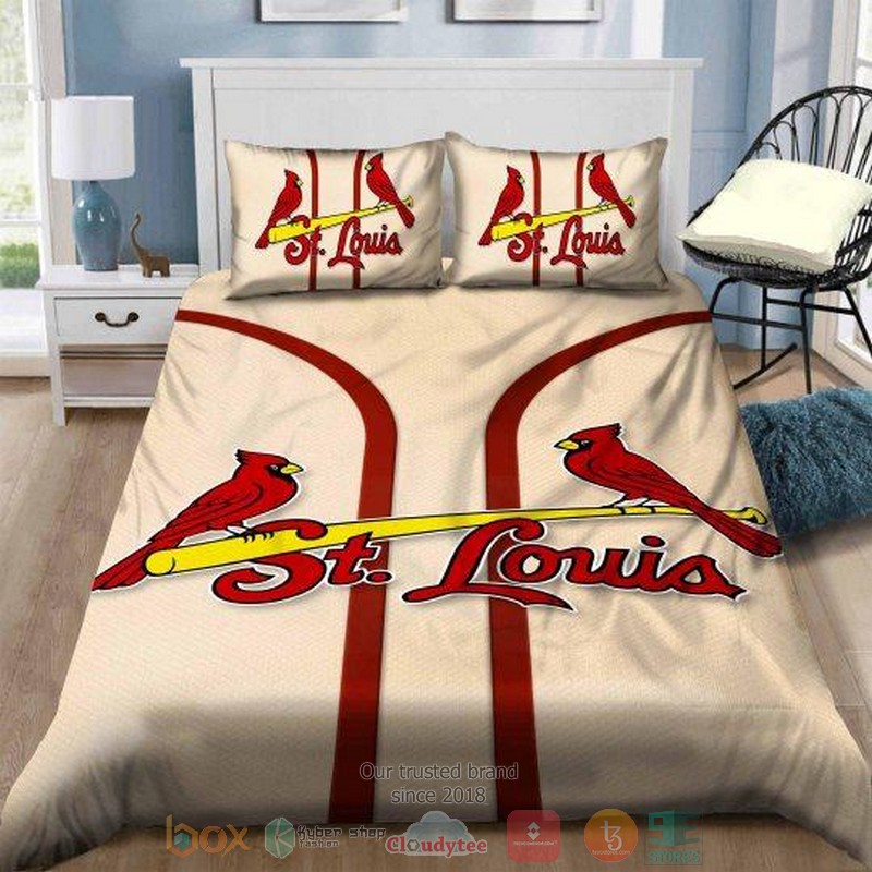 St_Louis_Cardinals_MLB_white_Bedding_Set