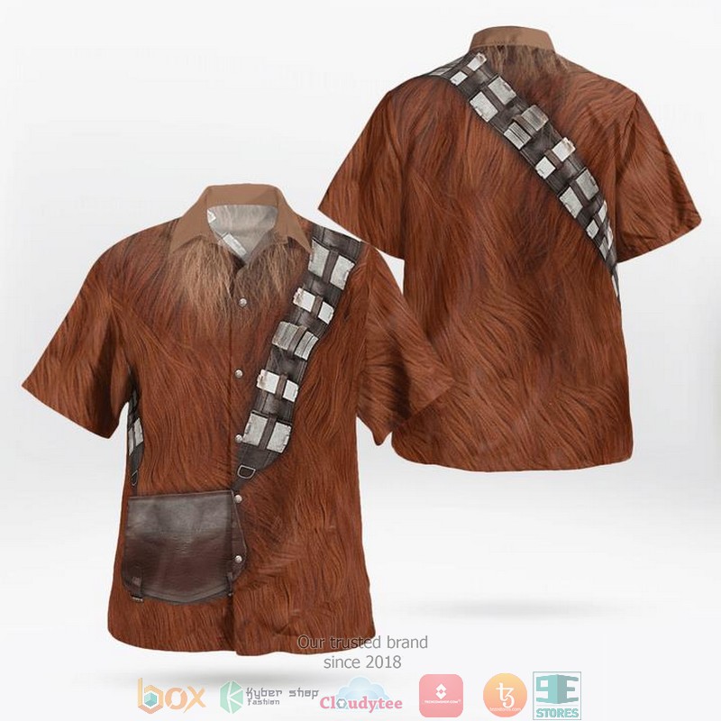 Star_Wars_Chewbacca_Clothes_Brown_Hawaiian_3D_Shirt
