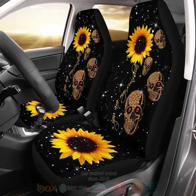 Sunflowers_Skull_My_Sunshine_Car_Seat_Cover