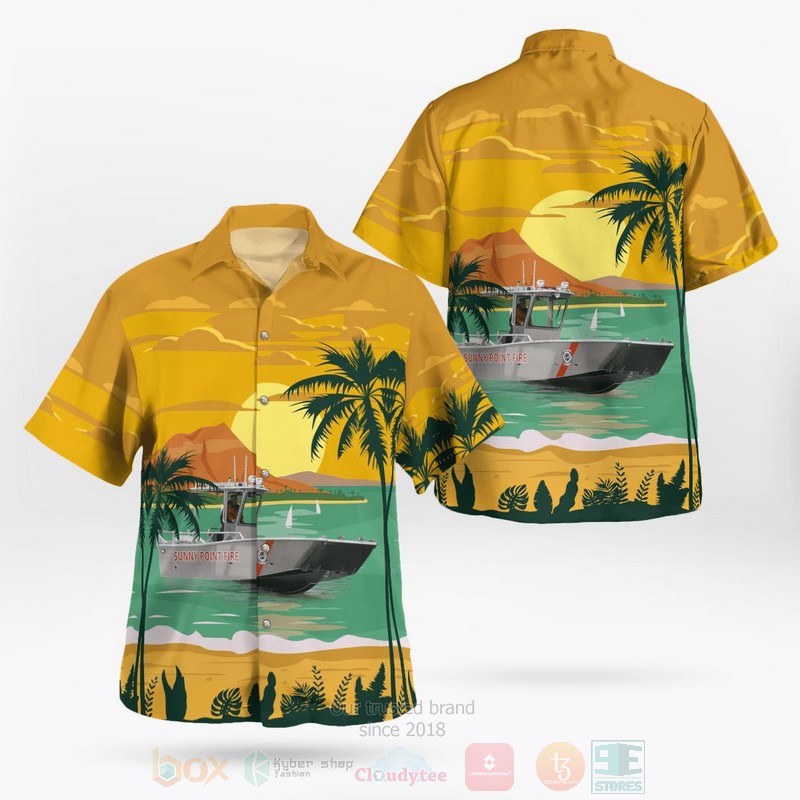 Sunny_Point_Fire_Department_Fire_And_Rescue_Boat_Hawaiian_Shirt