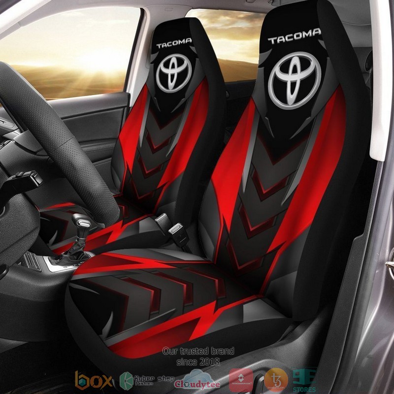 Tacoma_logo_red_Car_Seat_Cover