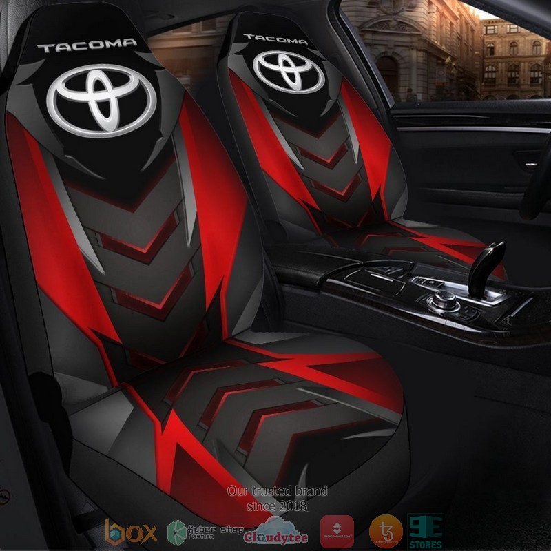 Tacoma_logo_red_Car_Seat_Cover_1