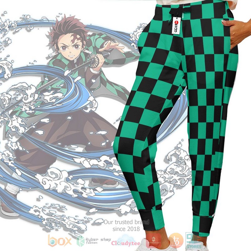 Tanjiro_Uniform_Kimetsu_Anime_Jogger_longpants_1