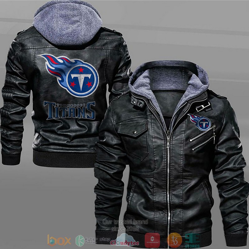 Tennessee_Titans_Black_Brown_Leather_Jacket