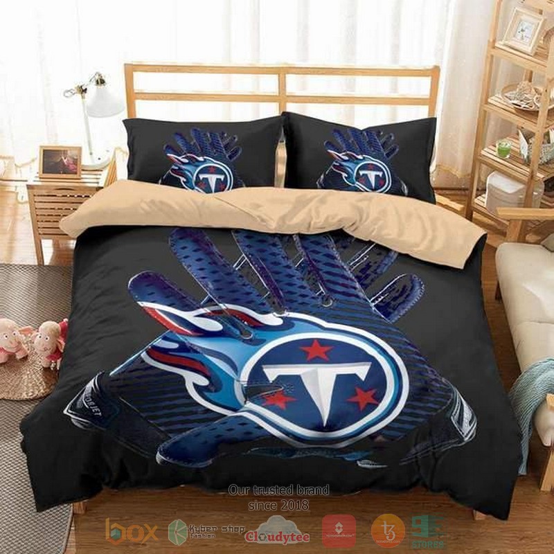 Tennessee_Titans_NFL_logo_Gloves_Bedding_Set