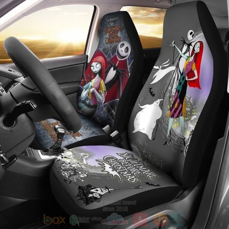 The_Nightmare_Before_Christmas_Jack_and_Sally_Car_Seat_Cover