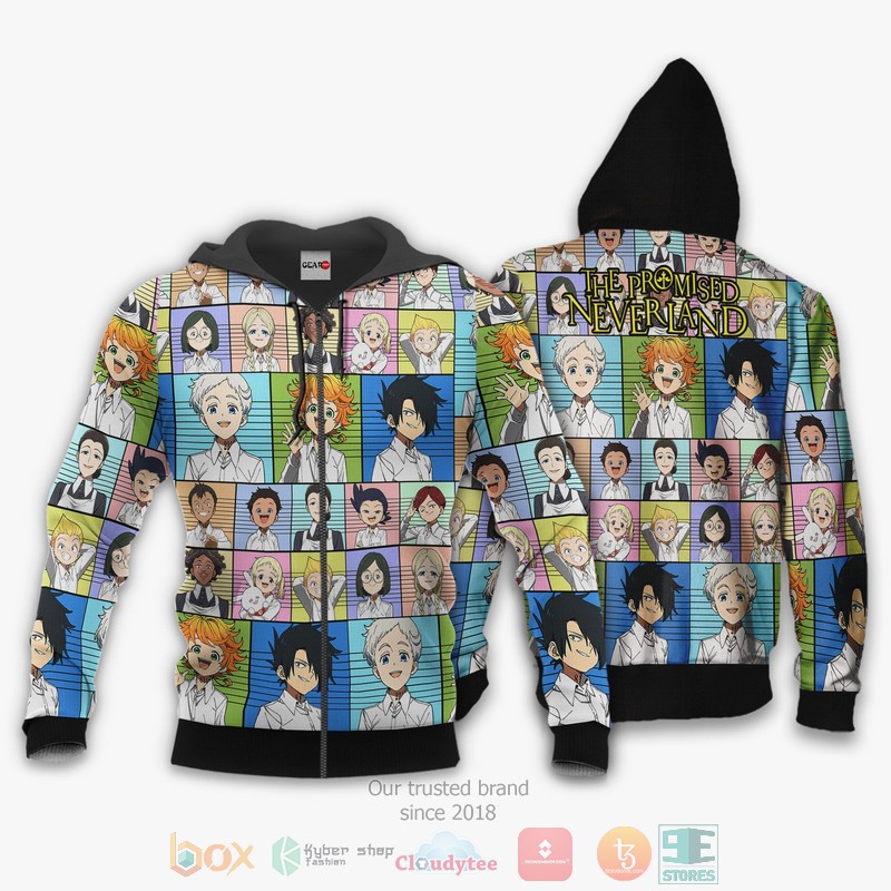 The_Promised_Neverland_Characters_Anime_3D_Hoodie_Bomber_Jacket