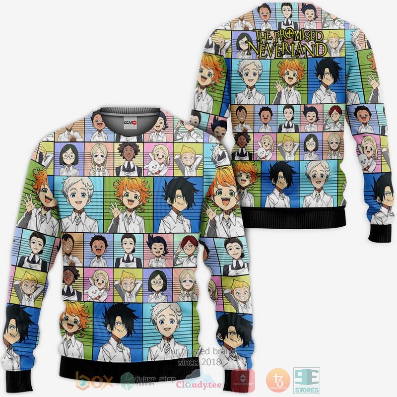 The_Promised_Neverland_Characters_Anime_3D_Hoodie_Bomber_Jacket_1