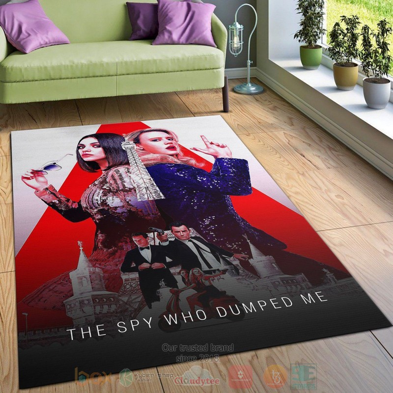 The_Spy_Who_Dumped_Me_Art_Painting_Movie_Home_Us_Area_Rugs_1