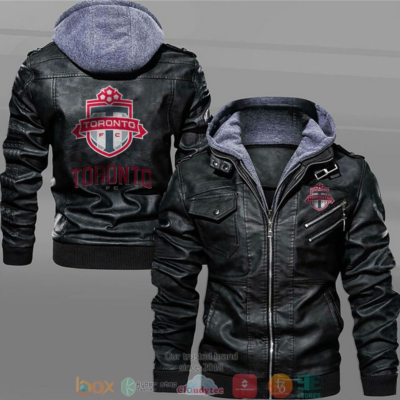 Toronto_FC_Black_Brown_Leather_Jacket