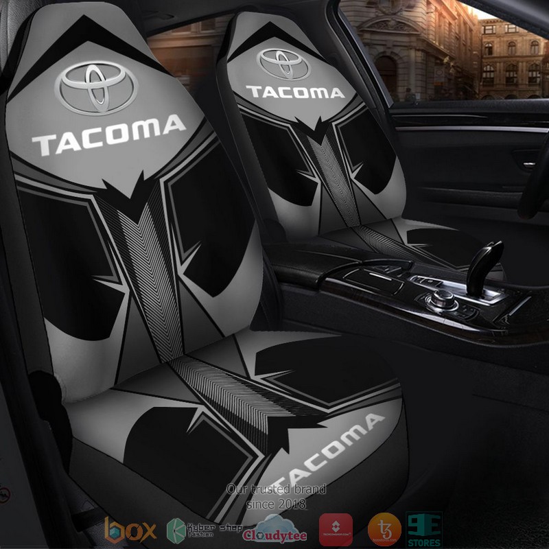 Toyota_Tacoma_Grey_black_Car_Seat_Covers_1