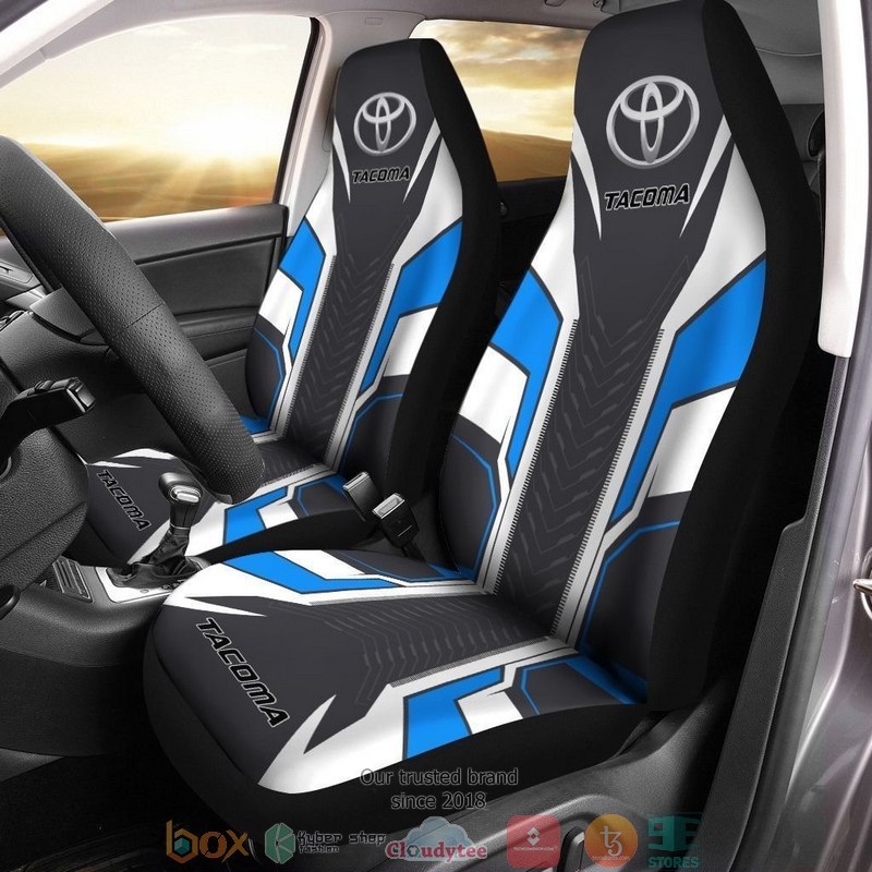 Toyota_Tacoma_grey_white_Car_Seat_Covers