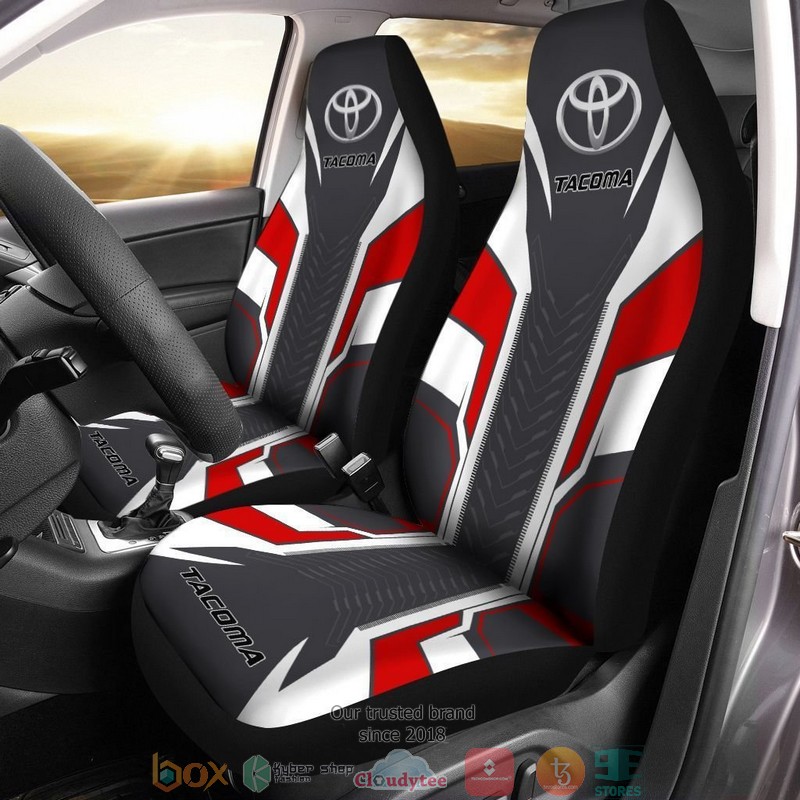 Toyota_Tacoma_logo_grey_white_Car_Seat_Covers