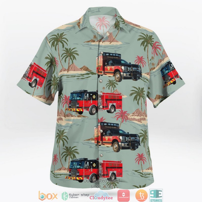Treasure_Island_Pinellas_County_Florida_Treasure_Island_Fire_Department_3D_Hawaii_Shirt_1