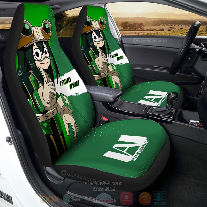 Tsuyu_Asui_My_Hero_Academia_Anime_Car_Seat_Cover