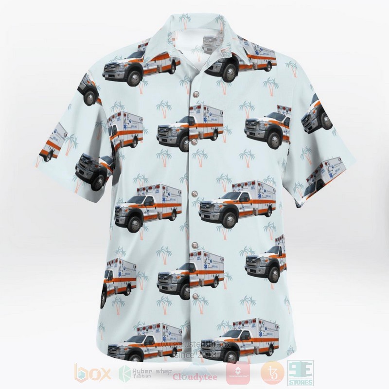 UMass_Memorial_EMS_Worcester_MA_Ambulance_Hawaiian_Shirt_1