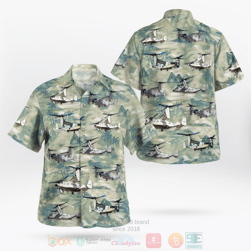 US_Navy_Boeing_CMV-22B_Osprey_Hawaiian_Shirt