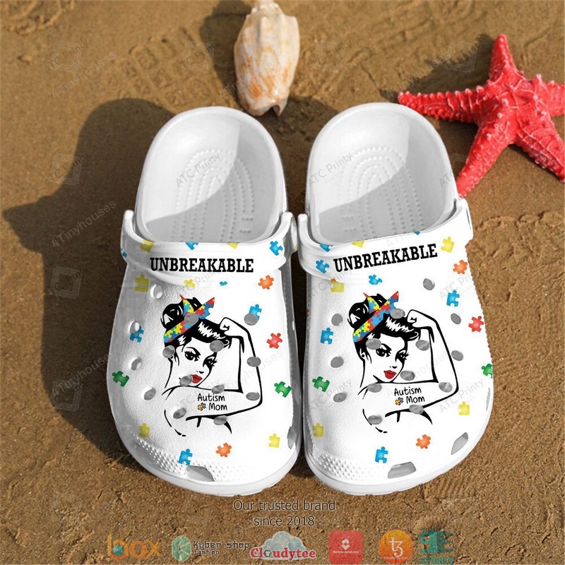 Unbreakable_Autism_mom_Crocband_Clogs