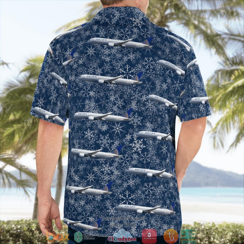 United_Airlines_Boeing_787-9_Dreamliner_Holiday_3D_Hawaii_Shirt_1