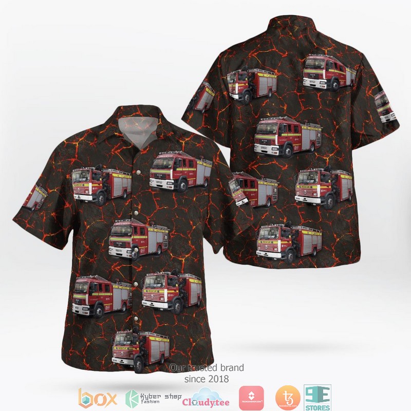 United_Kingdom_Avon_Fire_and_Rescue_Service_Hawaii_3D_Shirt