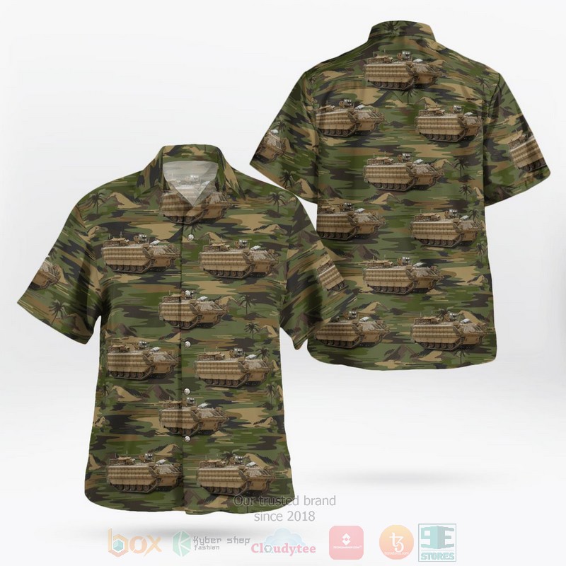 United_Kingdom_British_Army_FV430_Mk3_Bulldog_Hawaiian_Shirt