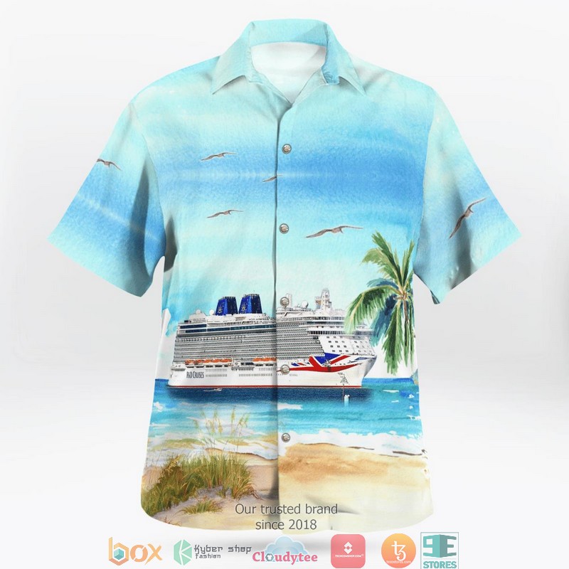 United_Kingdom_PO_Cruises_MV_Britannia_Hawaiian_Shirt_1