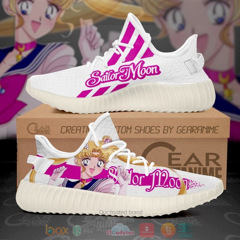 Usagi_Tsukino_Pink_Sailor_Anime_Yeezy_Shoes
