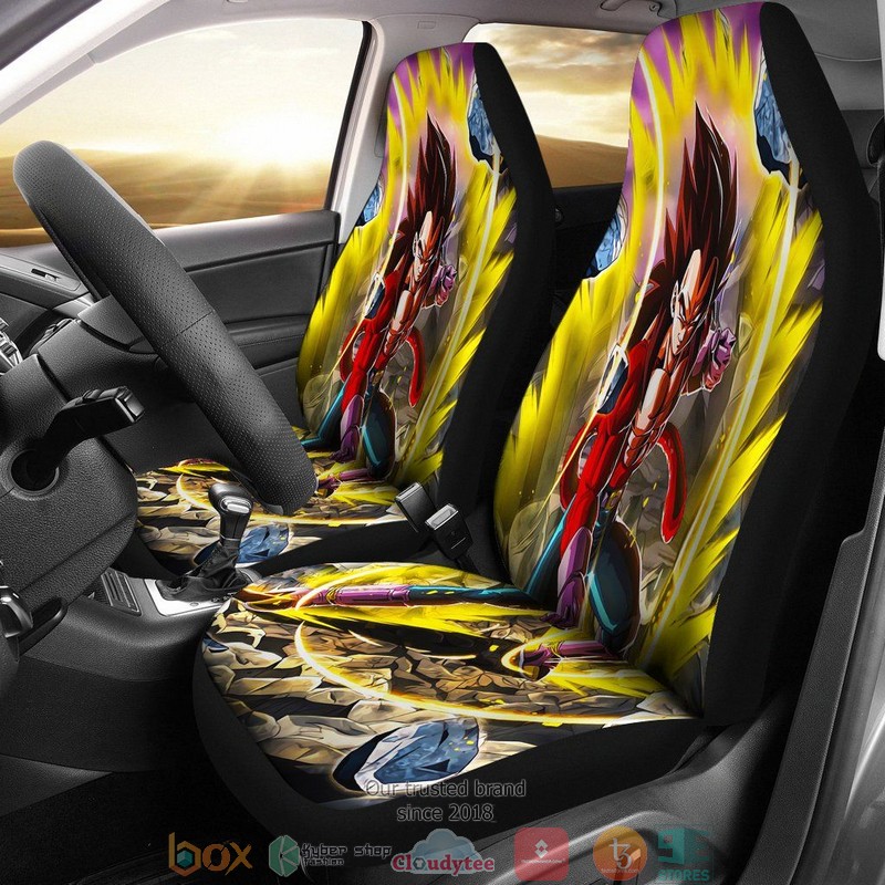 Vegeta_Yellow_Power_Fight_Car_Seat_Covers