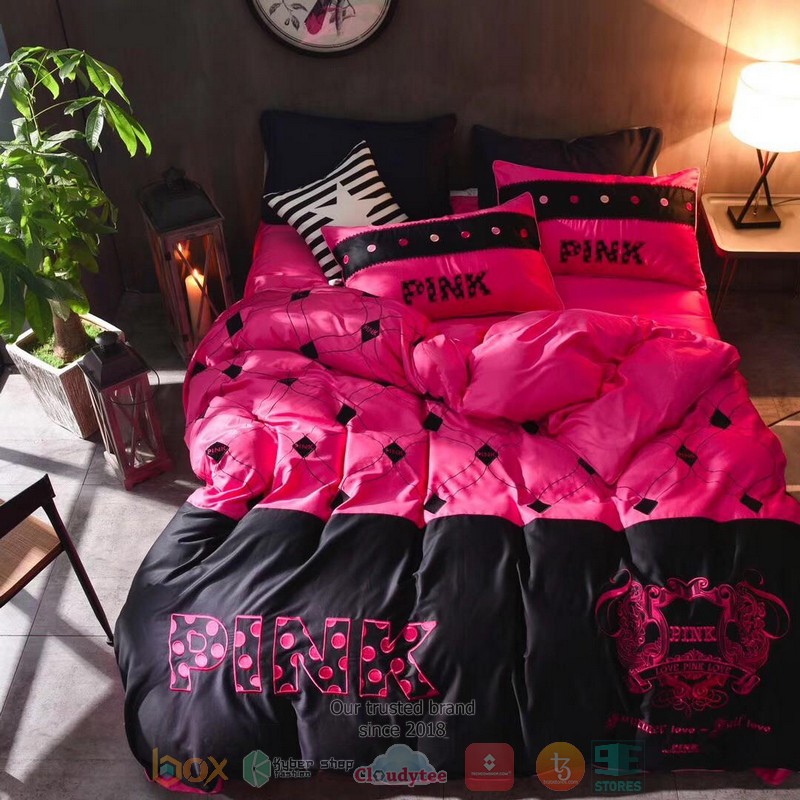 Victorias_Secret_Pink_Embroidery_Egyptian_Bedding_Set