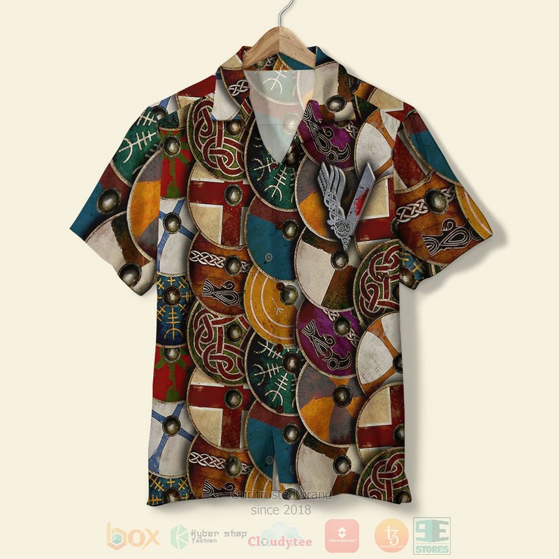 Viking_Shield_Pattern_Hawaiian_Shirt