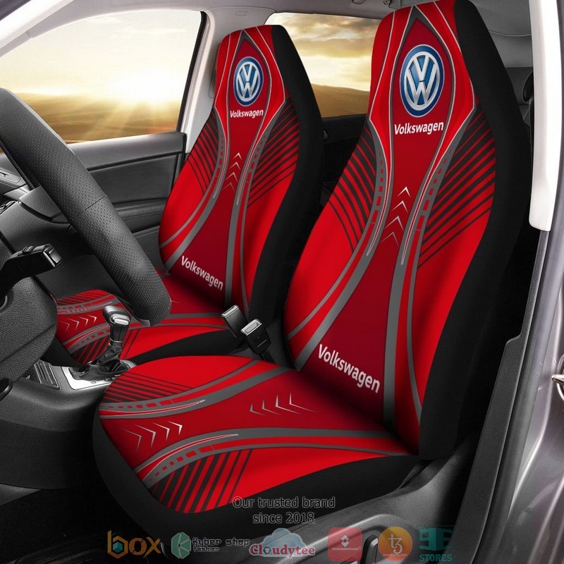 Volkswagen_Dark_Red_Car_Seat_Covers