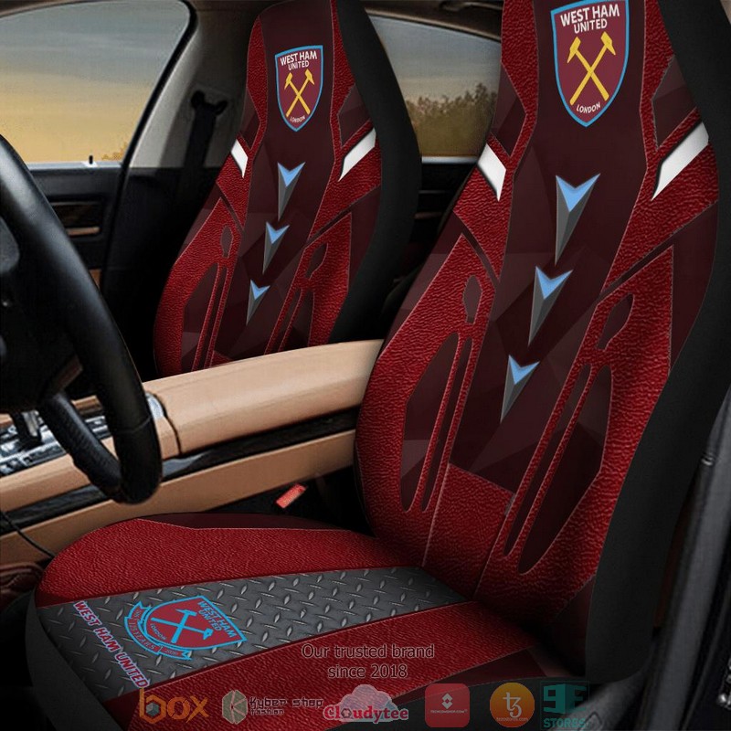 West_Ham_United_F.C_Dark_Red_Car_Seat_Covers_1